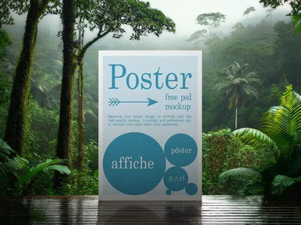 Large Artwork Poster Mockup