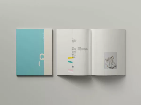 Letter Magazine PSD Mockup