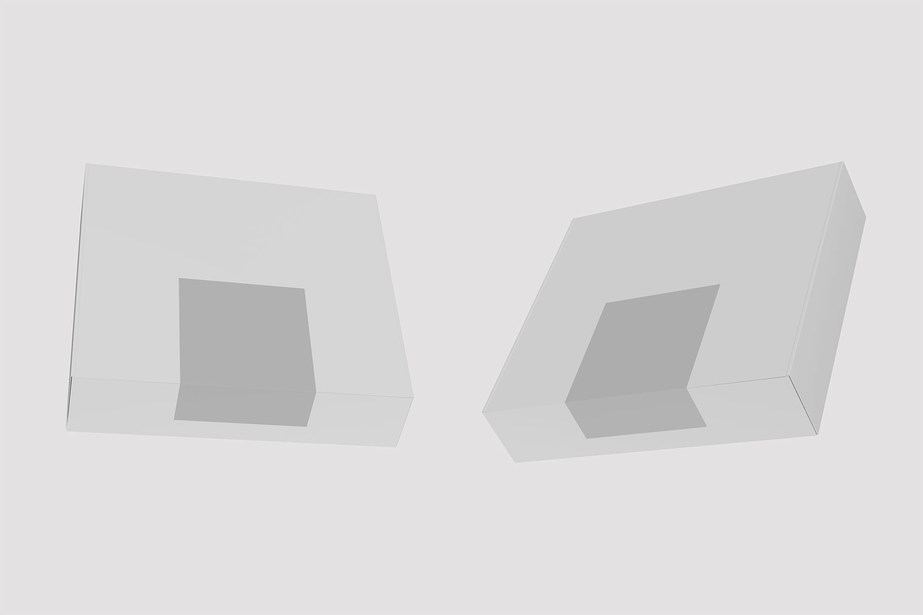Open Box Mockup Set