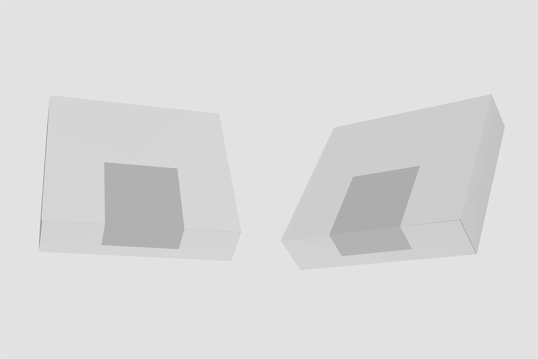 Open Box Mockup Set
