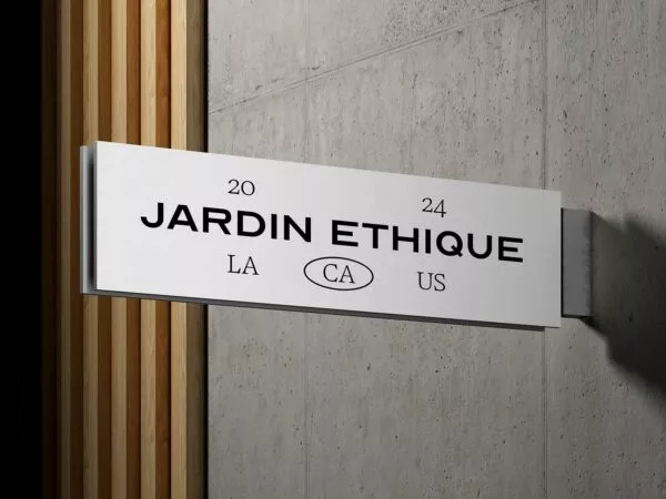 Outdoor Store Sign Free Mockup (Wall Mounted)