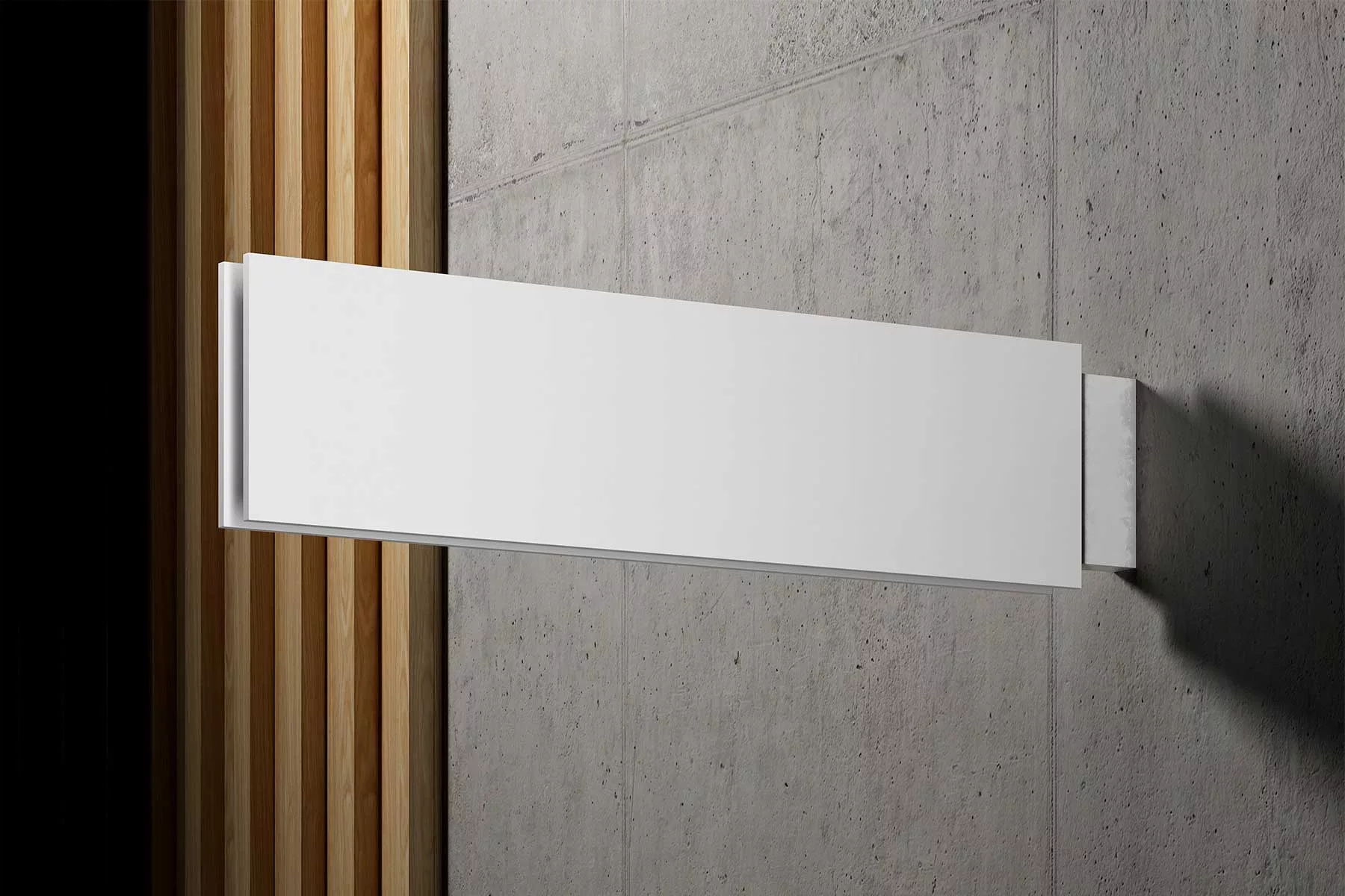 Outdoor Store Sign Free Mockup (Wall Mounted)
