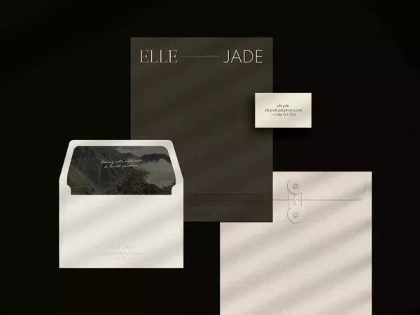 Stationery Mailing Mockups | Aesthetic Scene