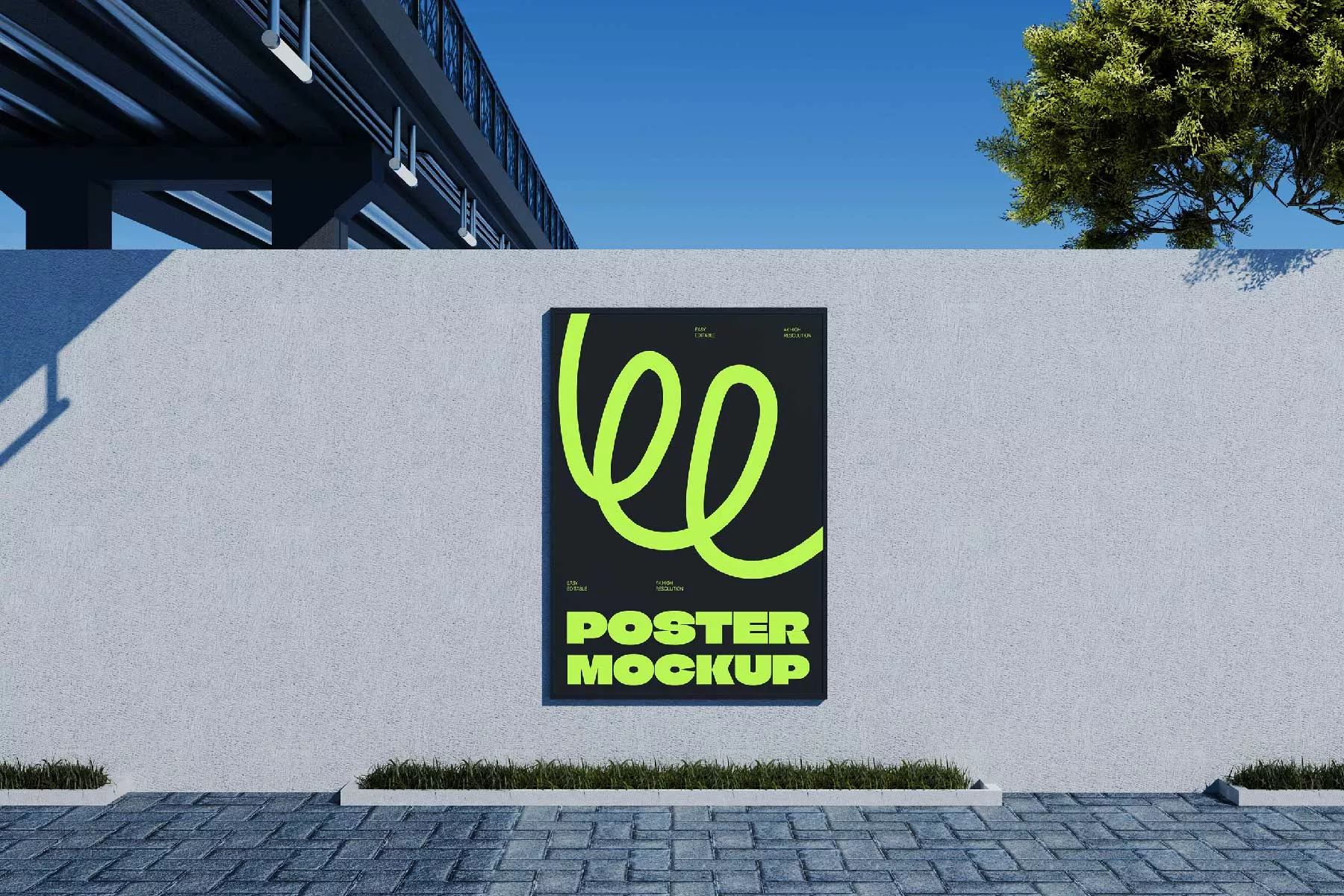Street Posters Free Mockups