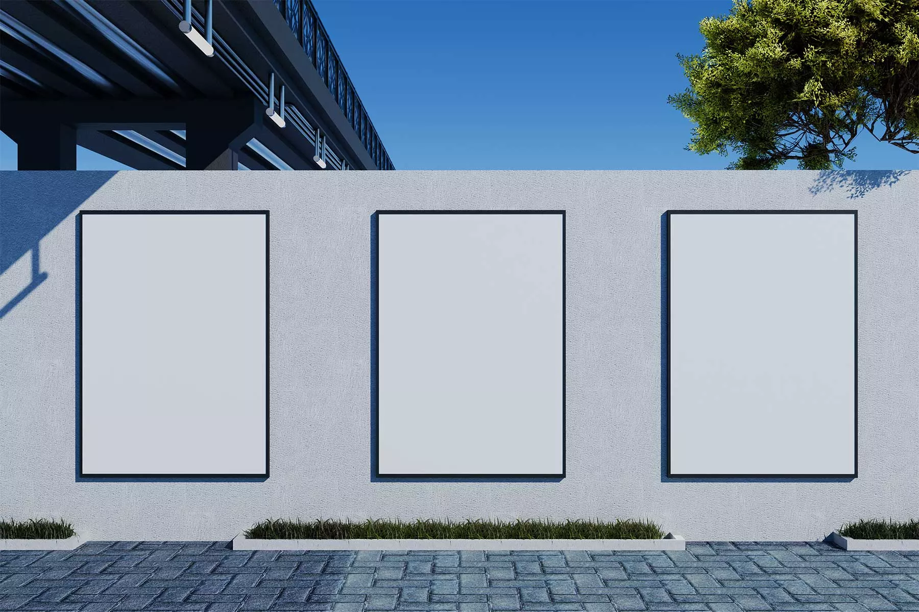 Street Posters Free Mockups