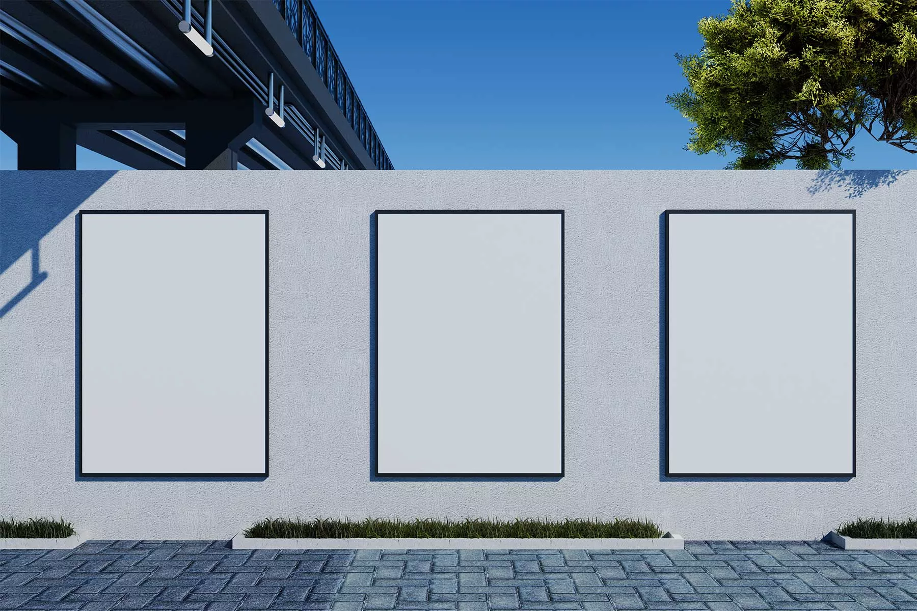 Street Posters Free Mockups