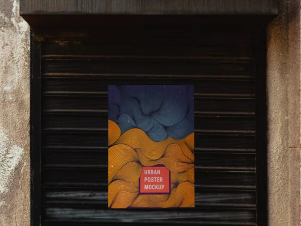 Urban Poster Mockup (PSD)