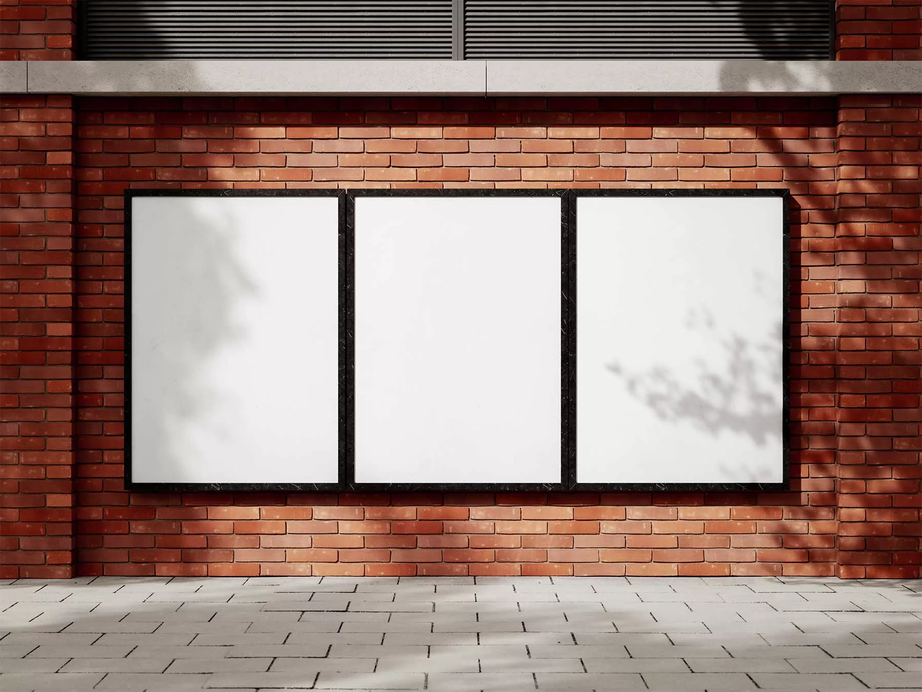 Citylight Poster Free Mockups (PSD)