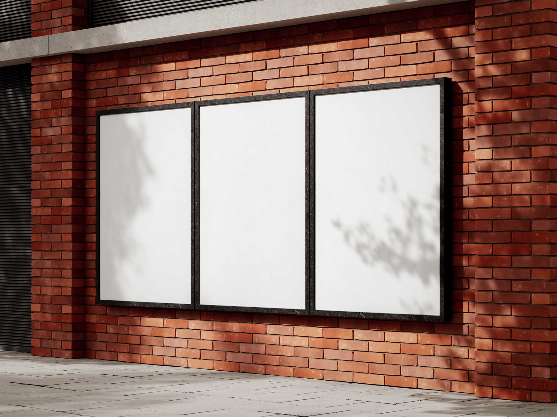 Citylight Poster Free Mockups (PSD)