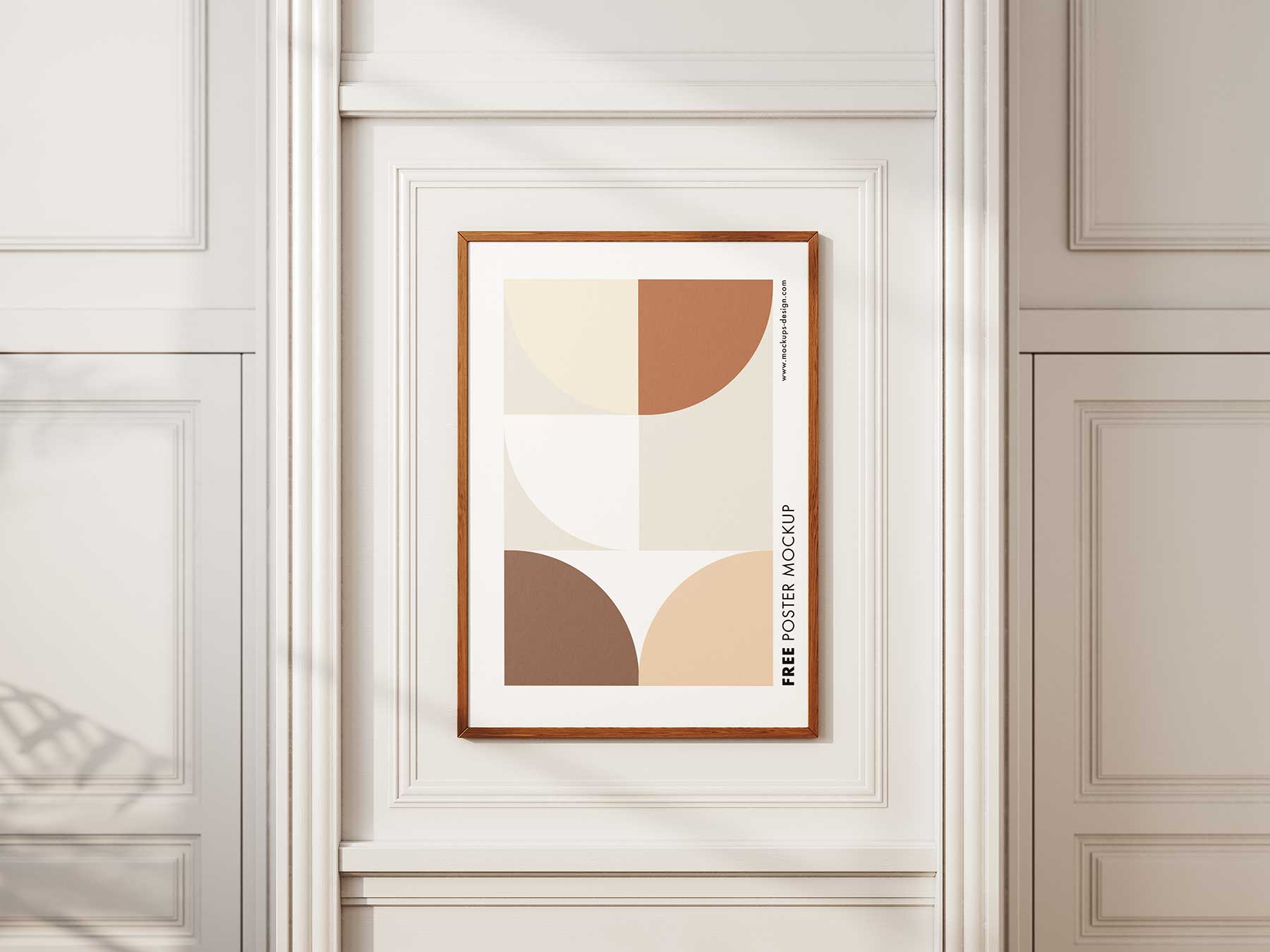 Framed Poster Mockups on Decorative Wall