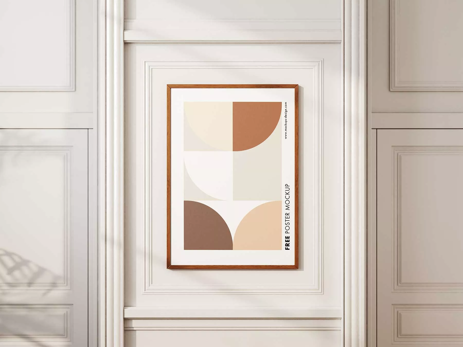Framed Poster Mockups on Decorative Wall