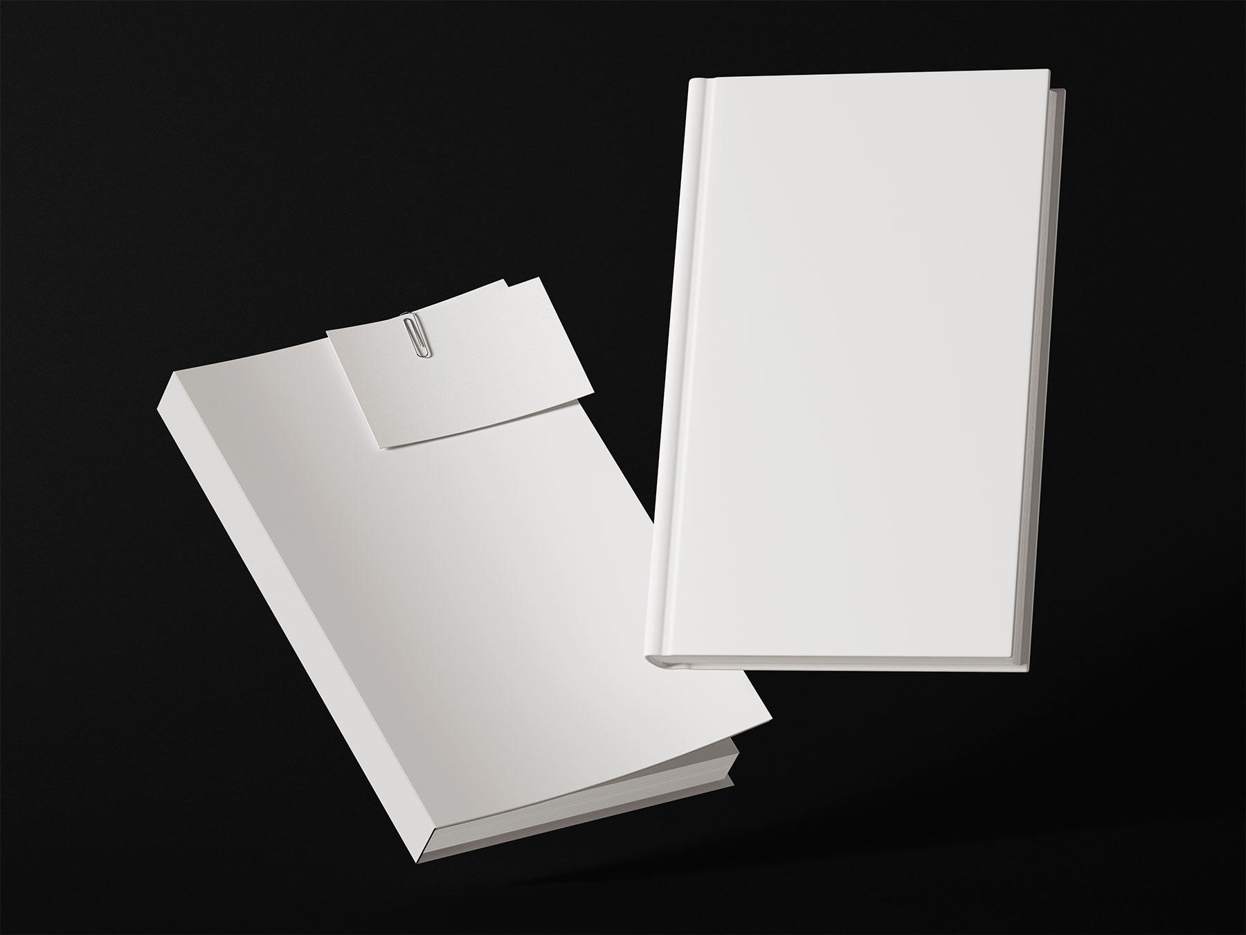 Free Book Mockup (Softcover and Hardcover)