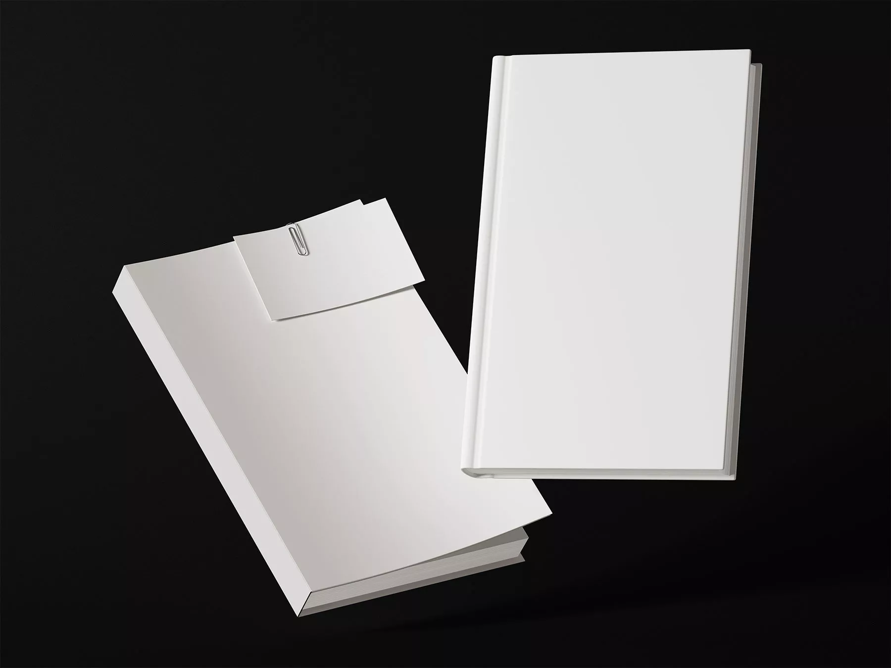 Free Book Mockup (Softcover and Hardcover)