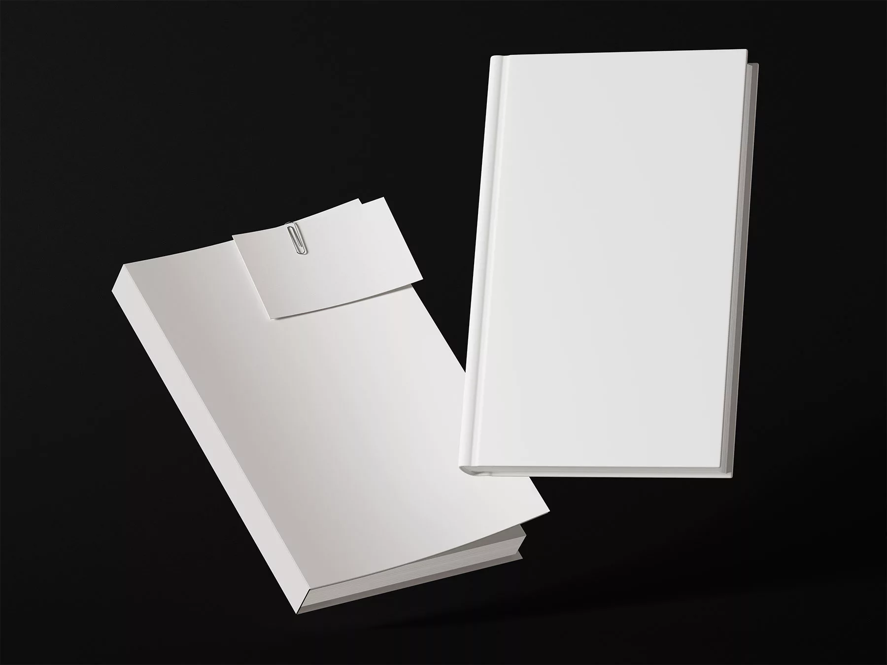 Free Book Mockup (Softcover and Hardcover)