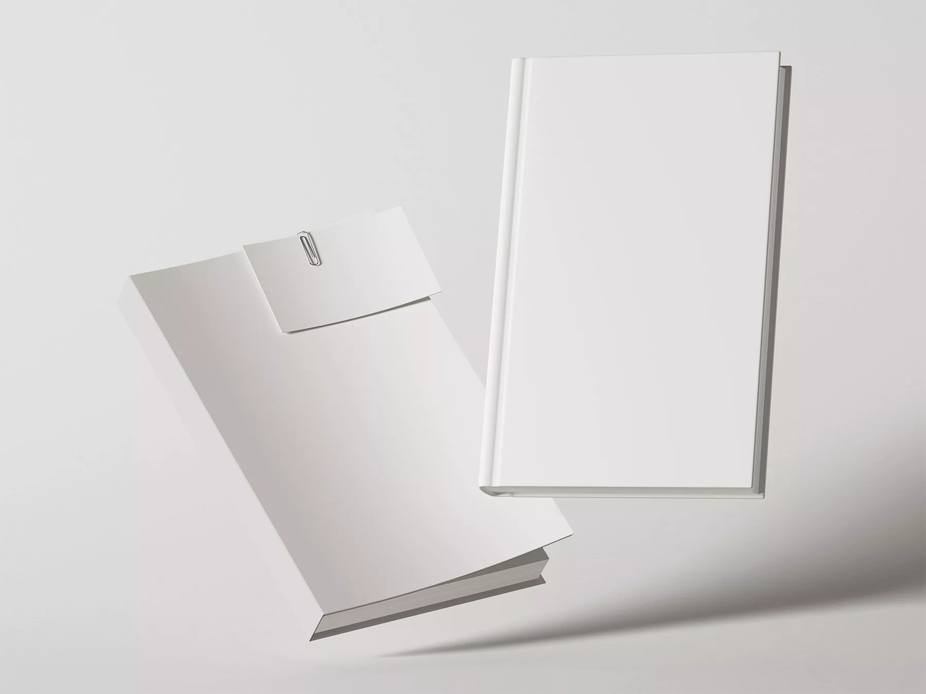 Free Book Mockup (Softcover and Hardcover)