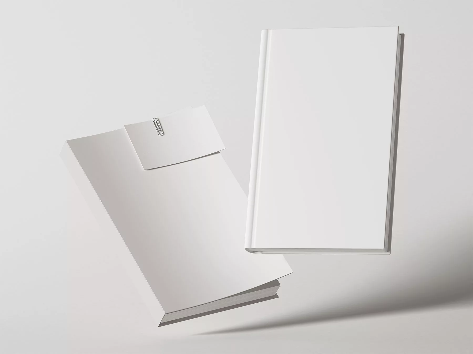 Free Book Mockup (Softcover and Hardcover)