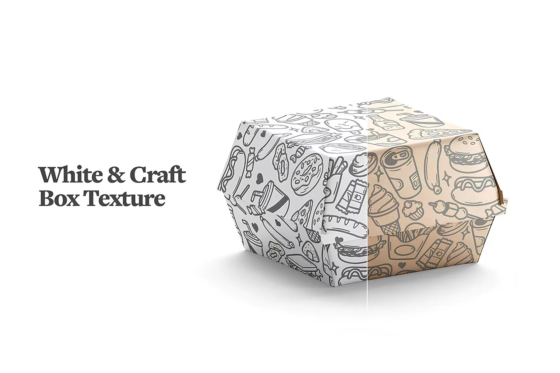 Free Burger Box Mockup