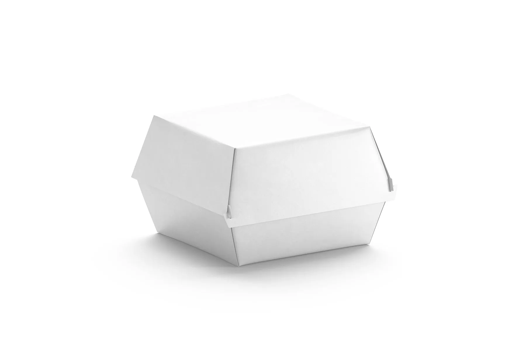 Free Burger Box Mockup