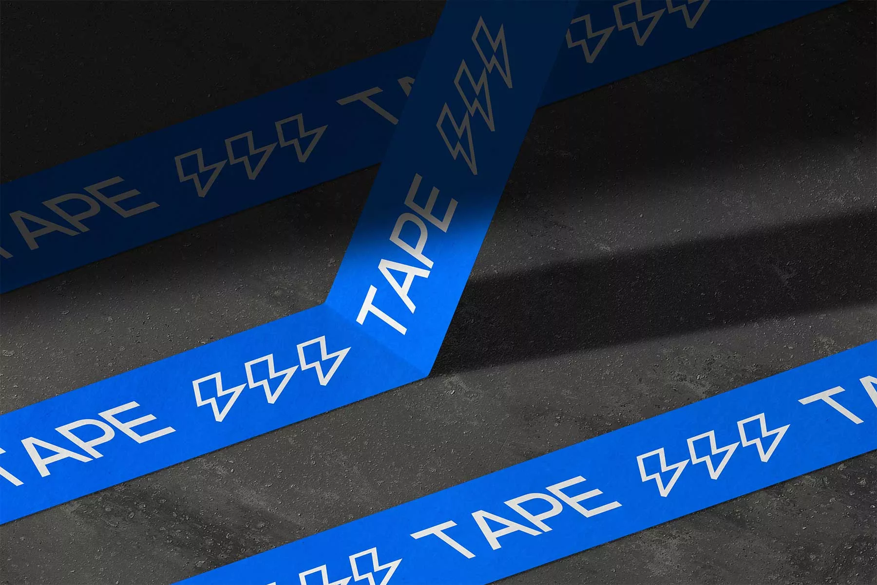 Free Tape Branding Mockup