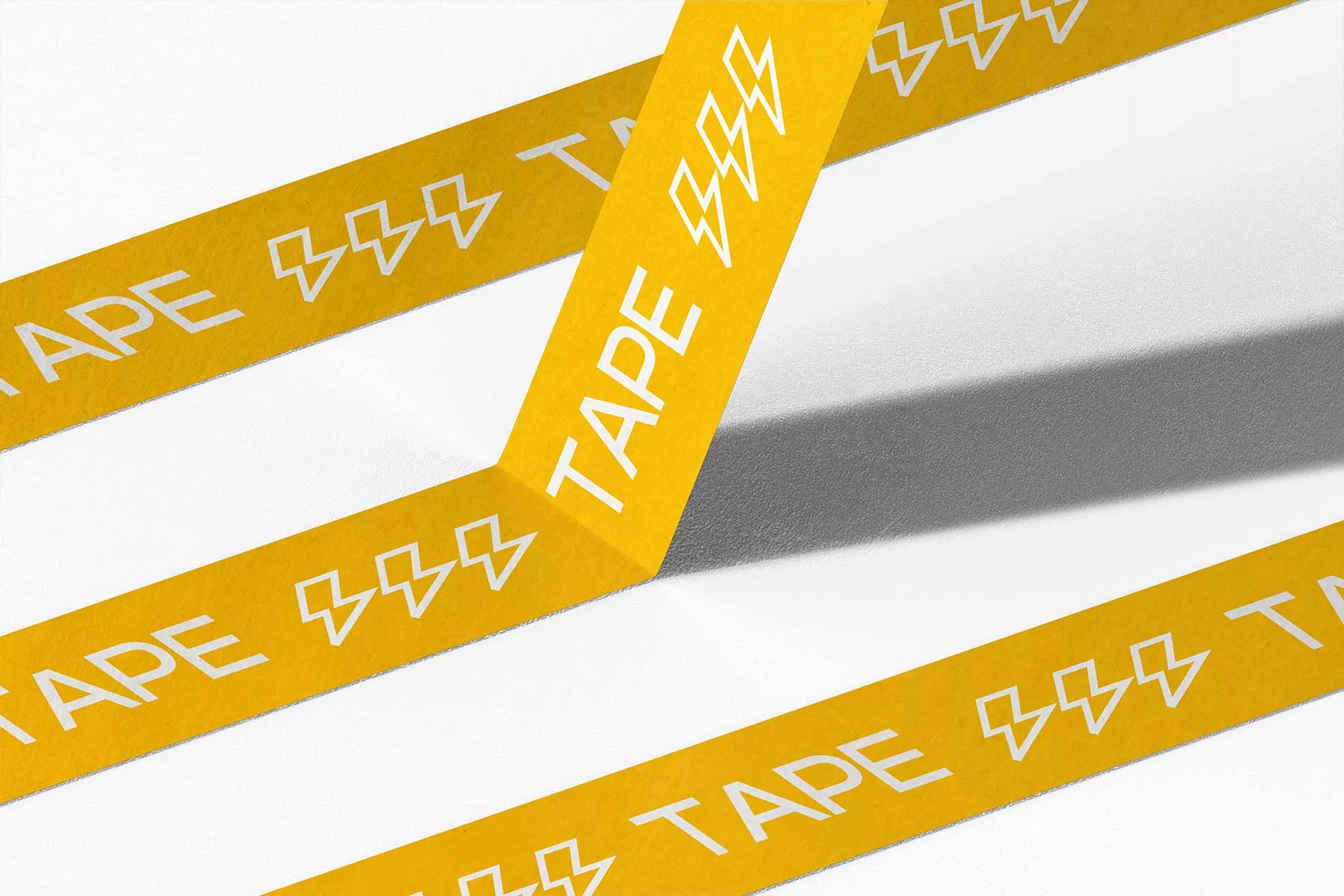 Free Tape Branding Mockup