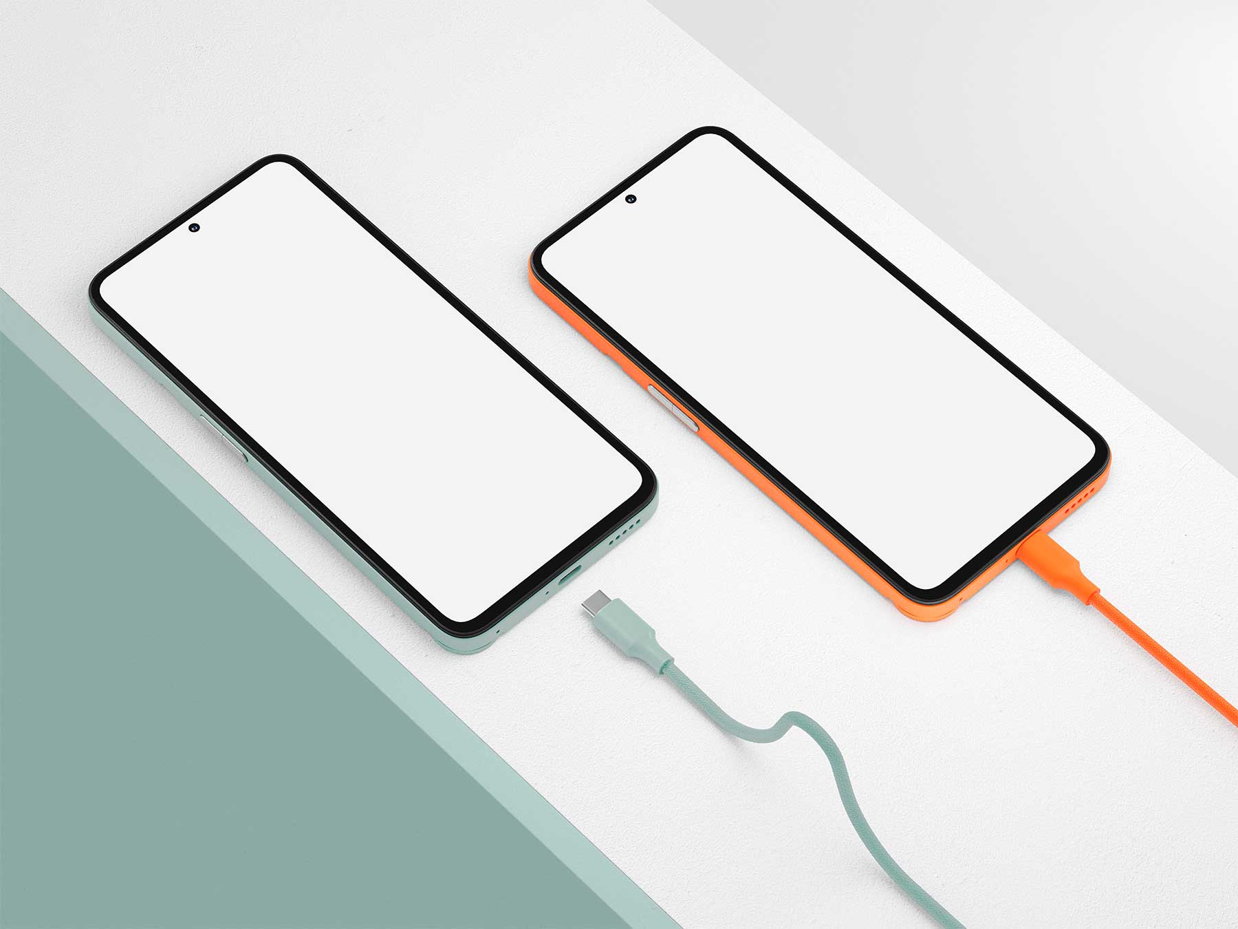 Phone Mockup App Presentation (Two Screens)