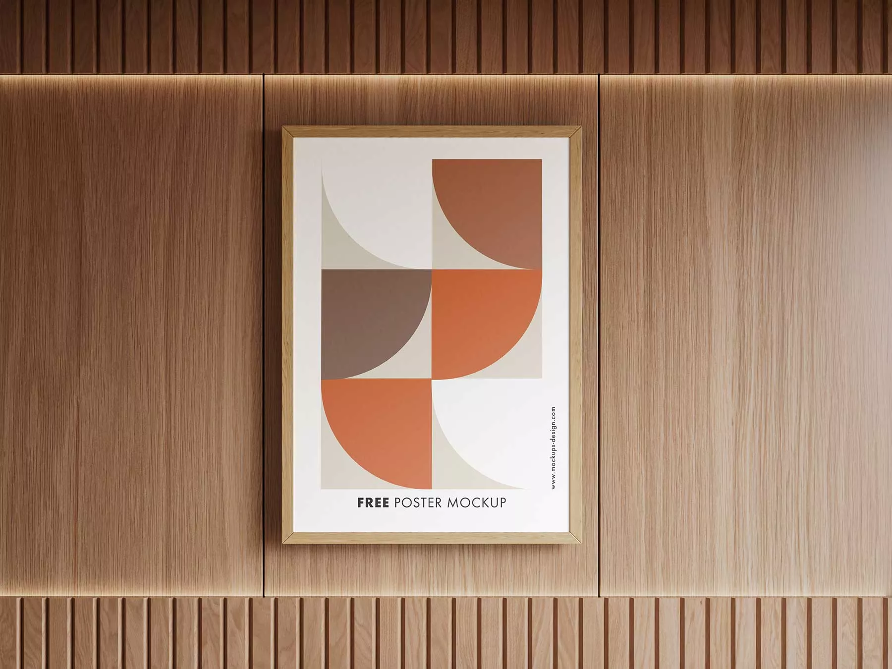 Poster Mockup in Luxury Bedroom