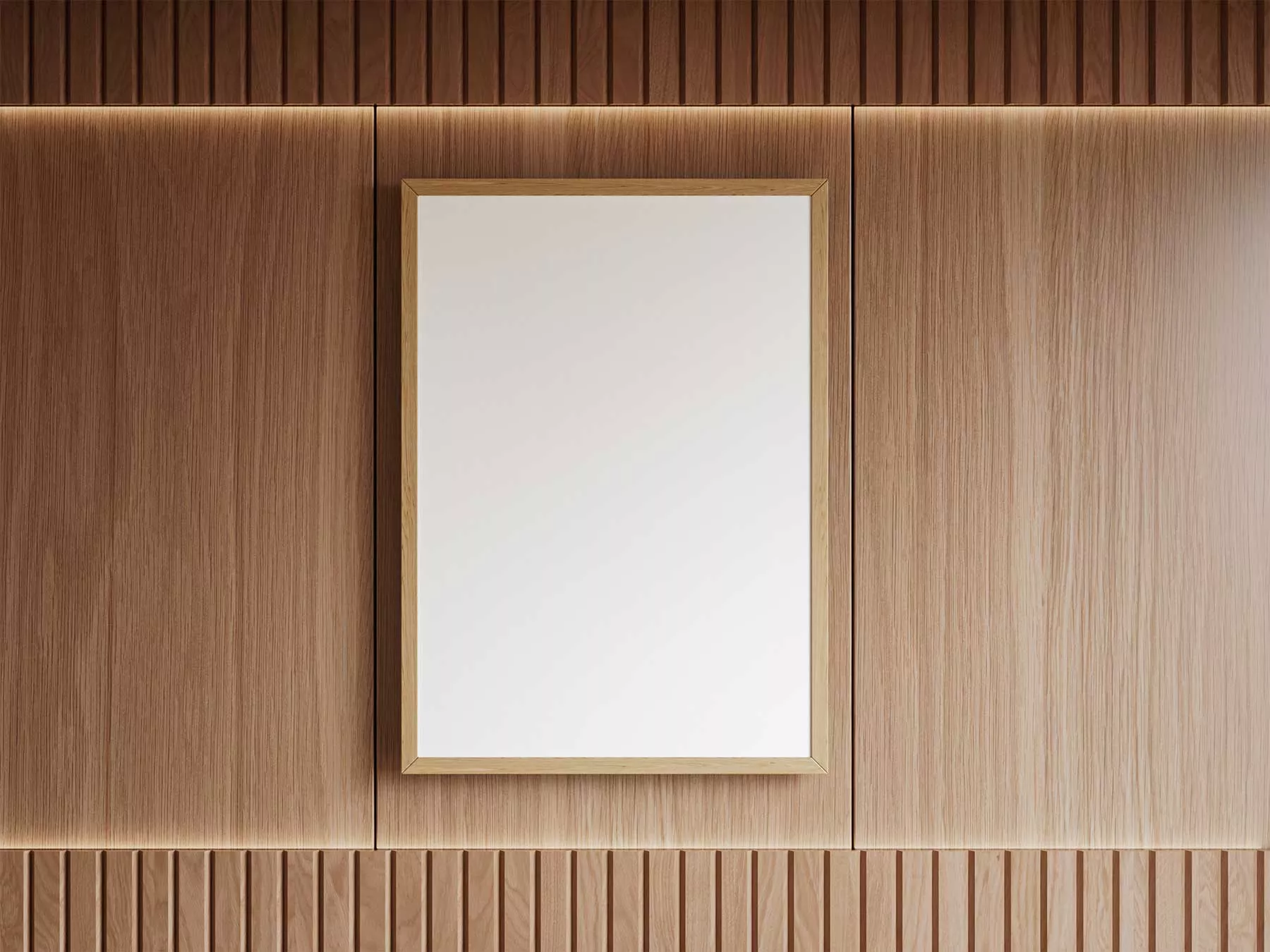 Poster Mockup in Luxury Bedroom