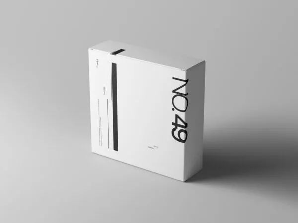 Rectangle Square Box Mockup