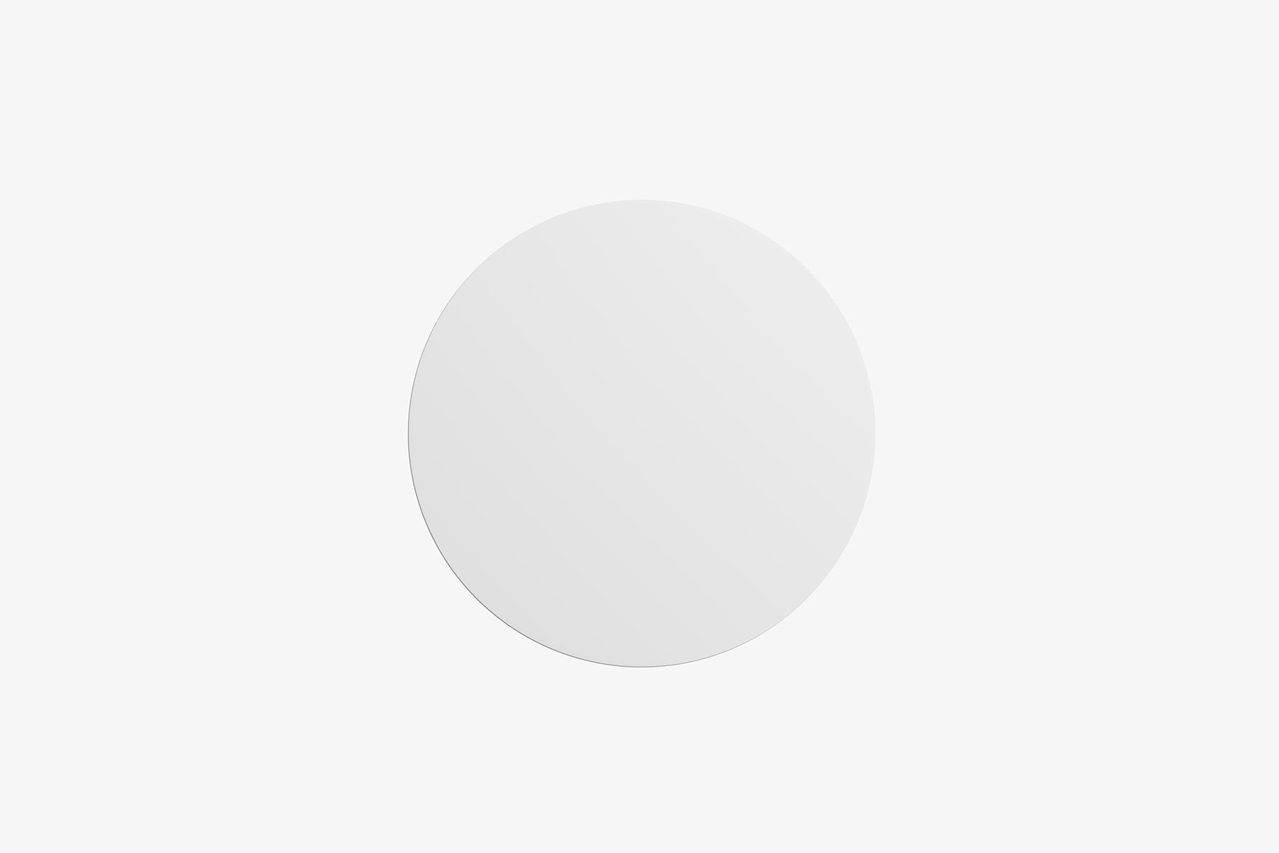 Round Sticker Mockup Set