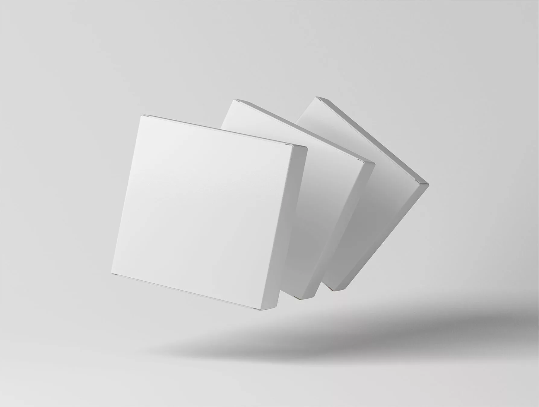 Square Boxes Free Mockups