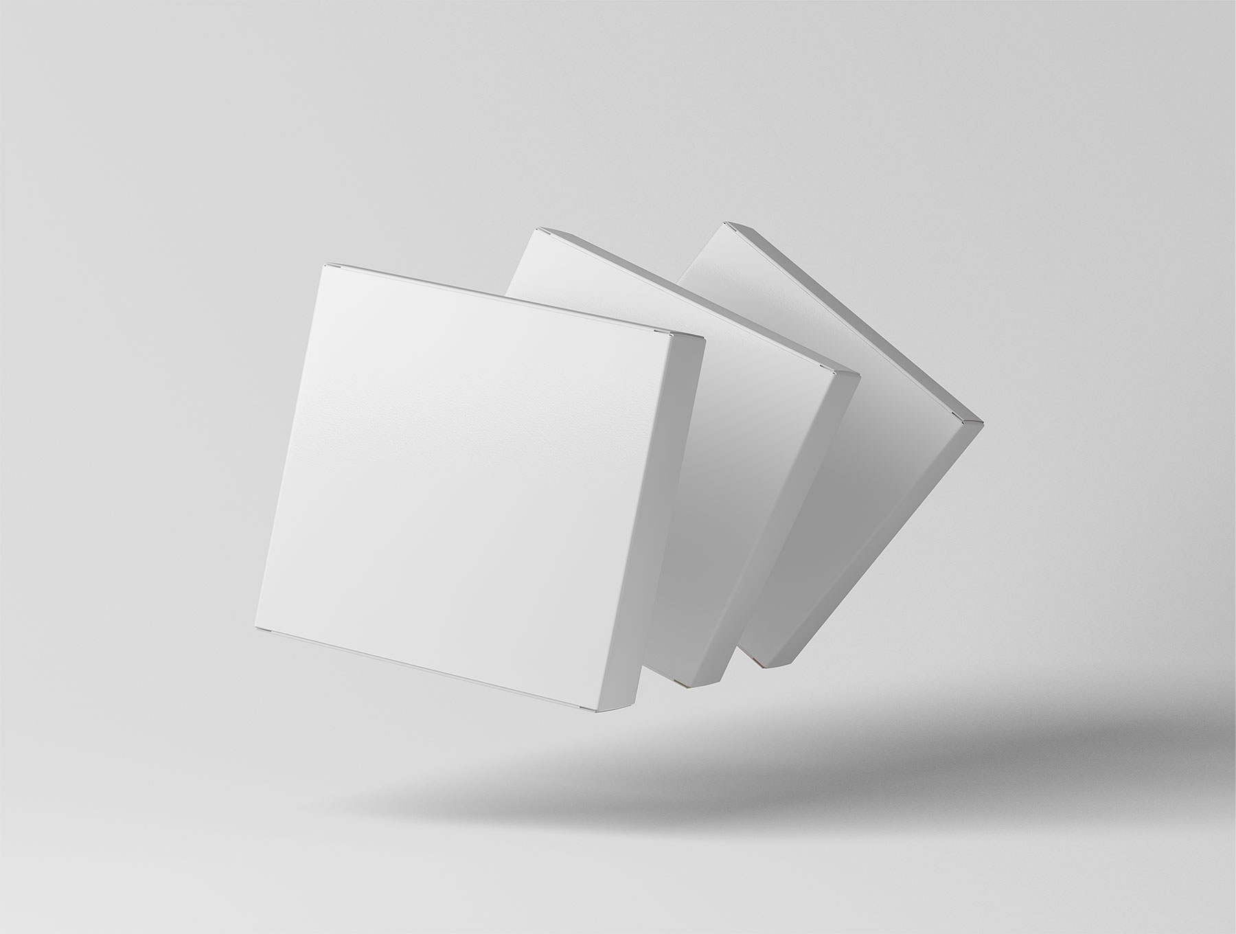 Square Boxes Free Mockups