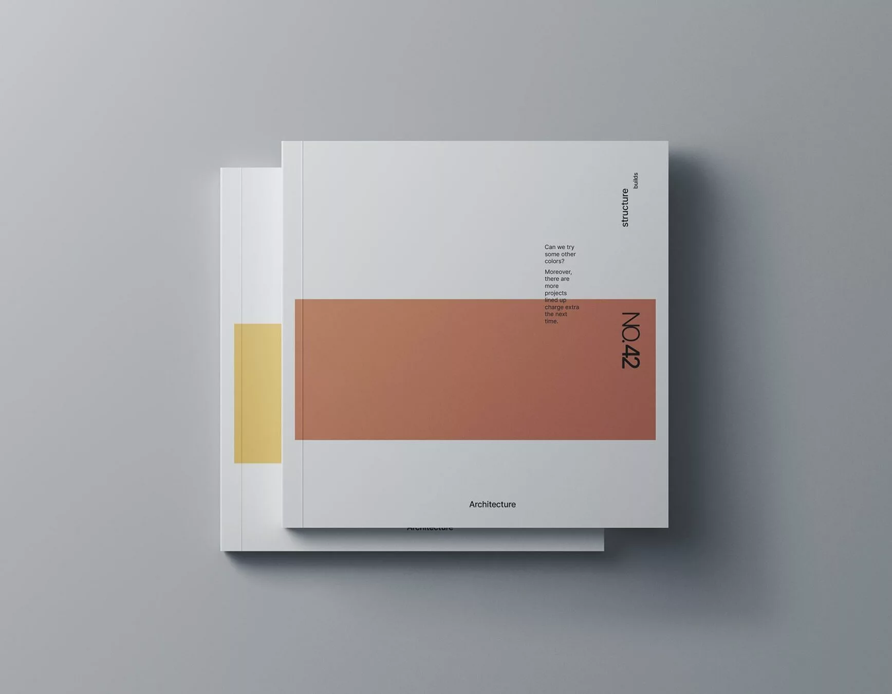 Square Magazine Cover Free Mockup