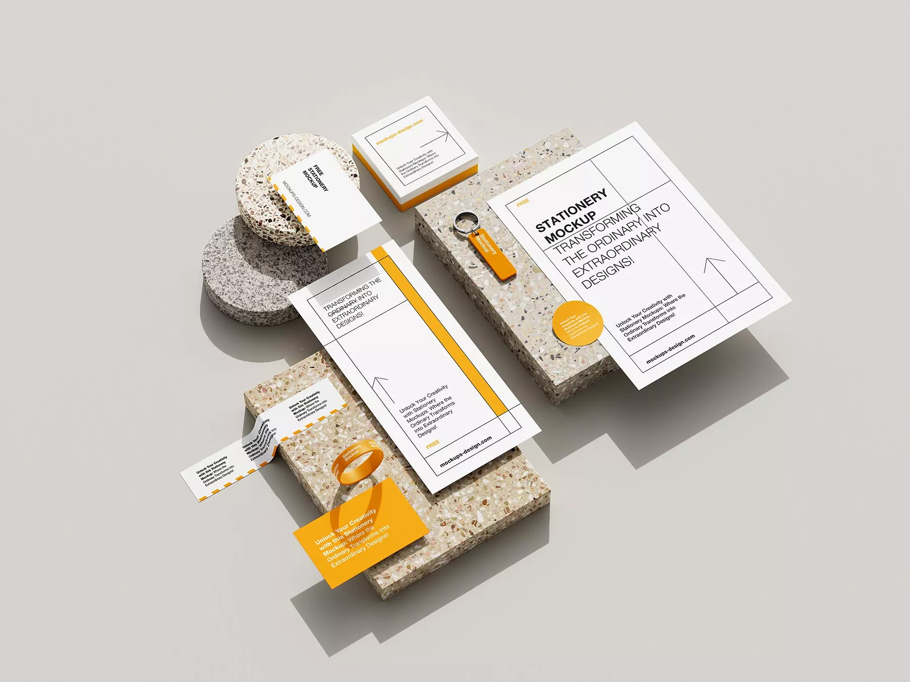 Stationery Branding Identity Mockups