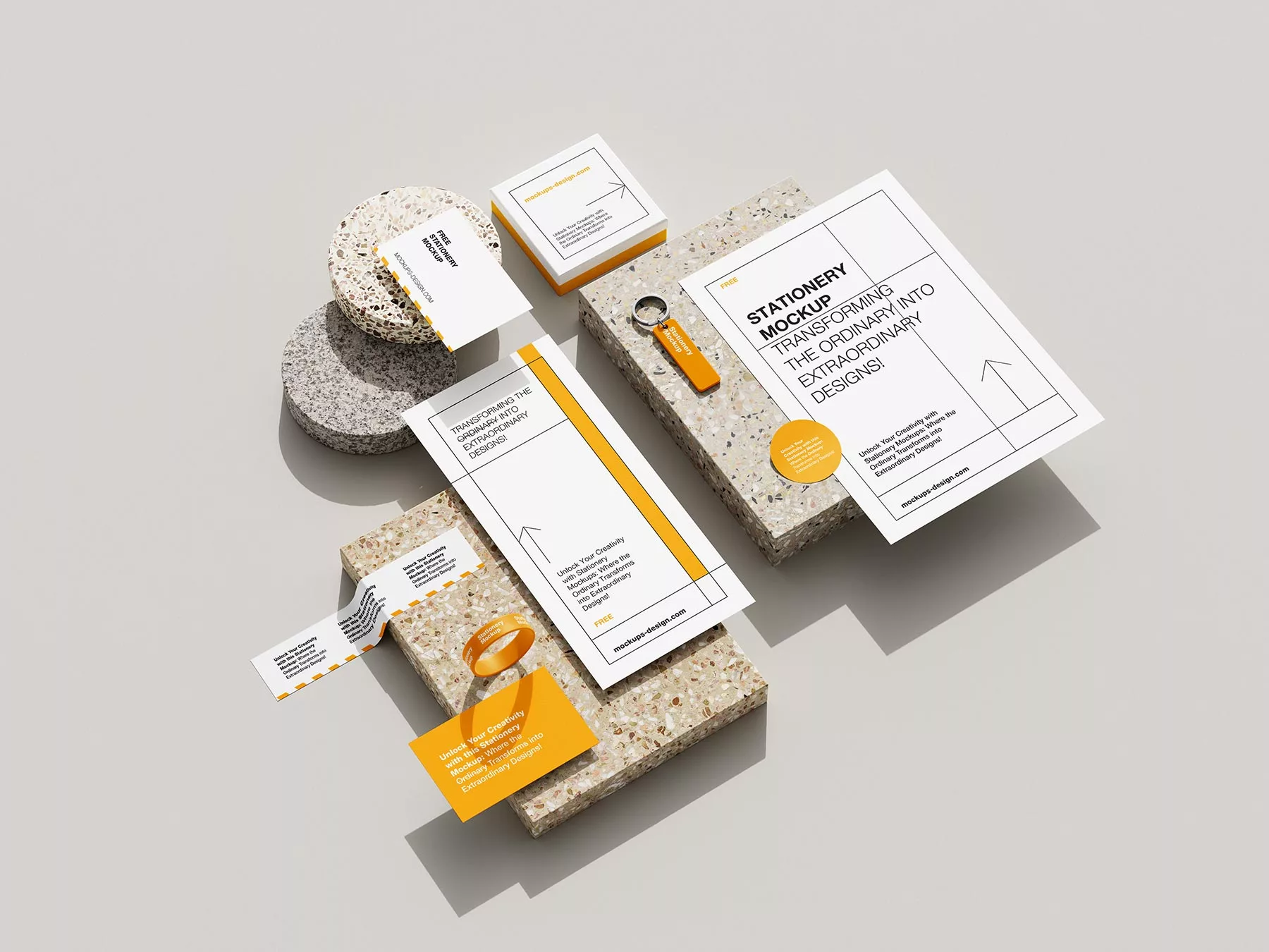 Stationery Branding Identity Mockups