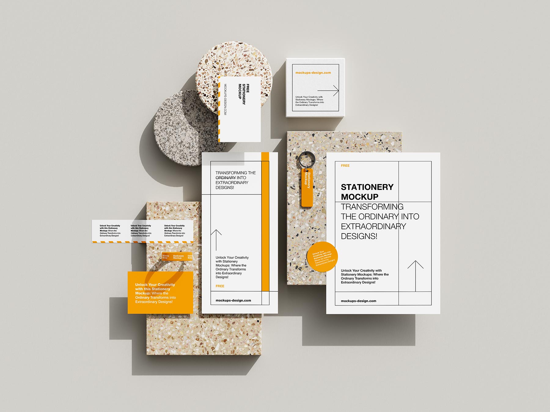 Stationery Branding Identity Mockups