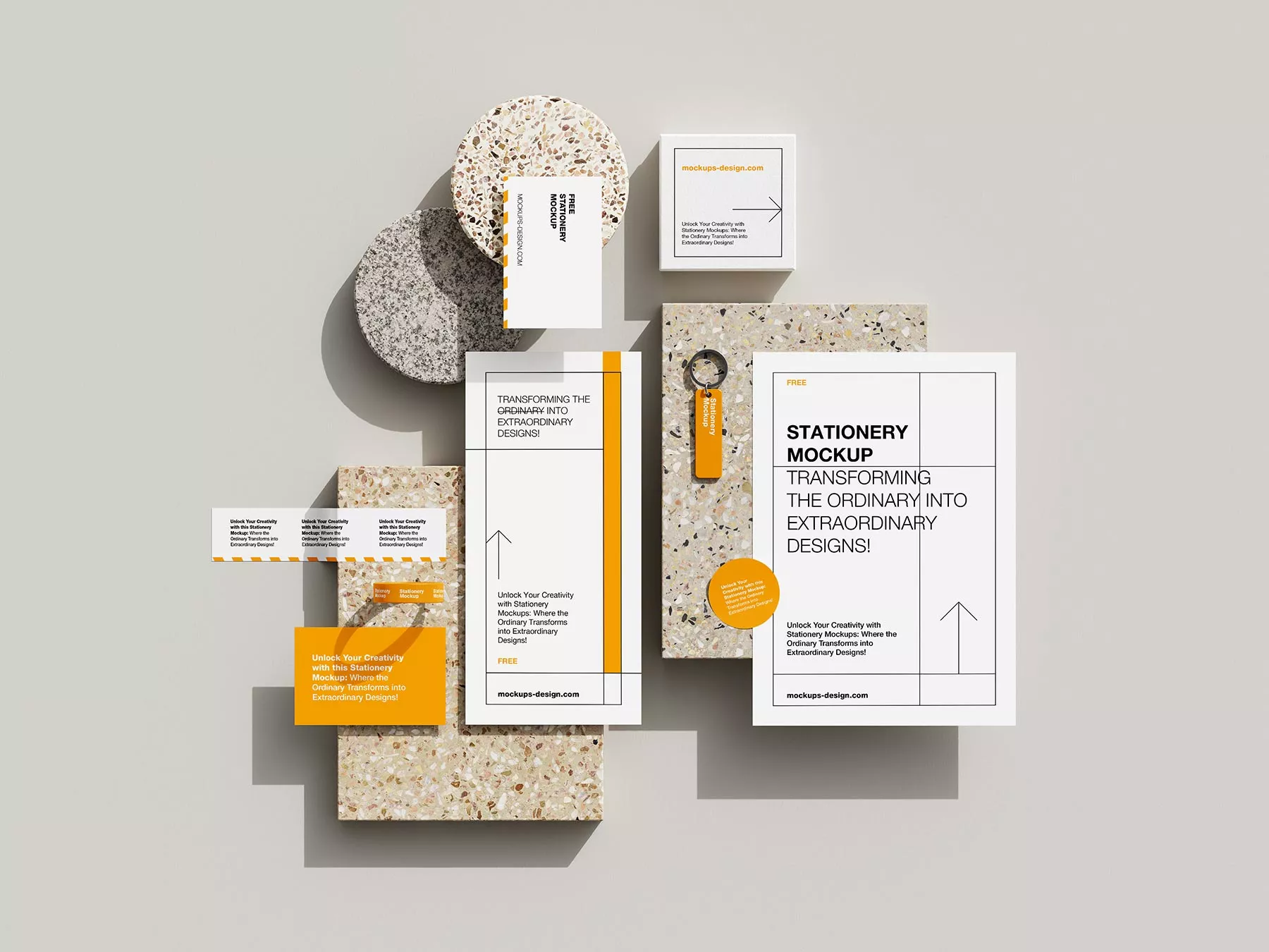 Stationery Branding Identity Mockups