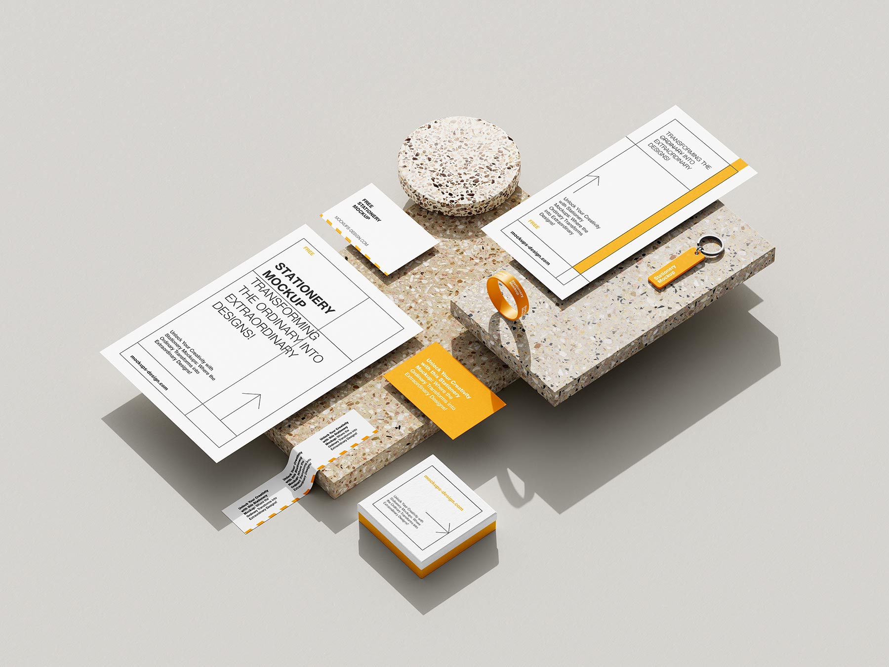 Stationery Branding Identity Mockups