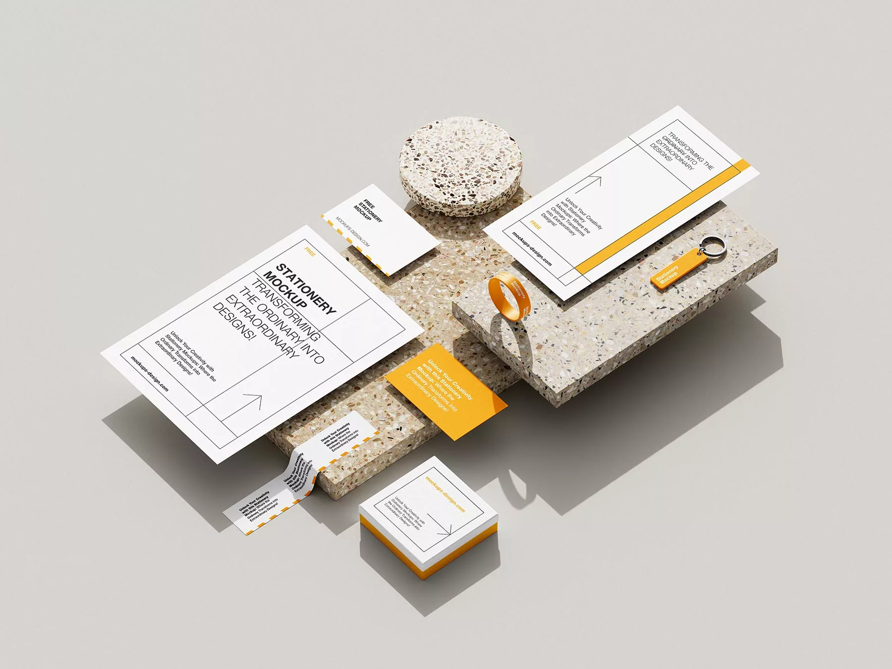 Stationery Branding Identity Mockups