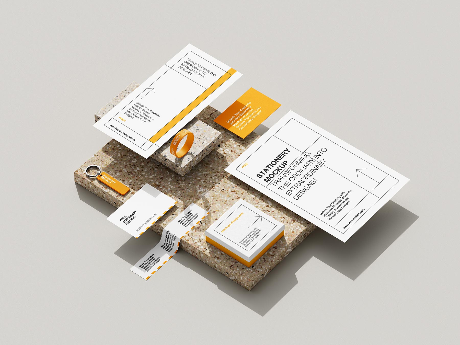Stationery Branding Identity Mockups