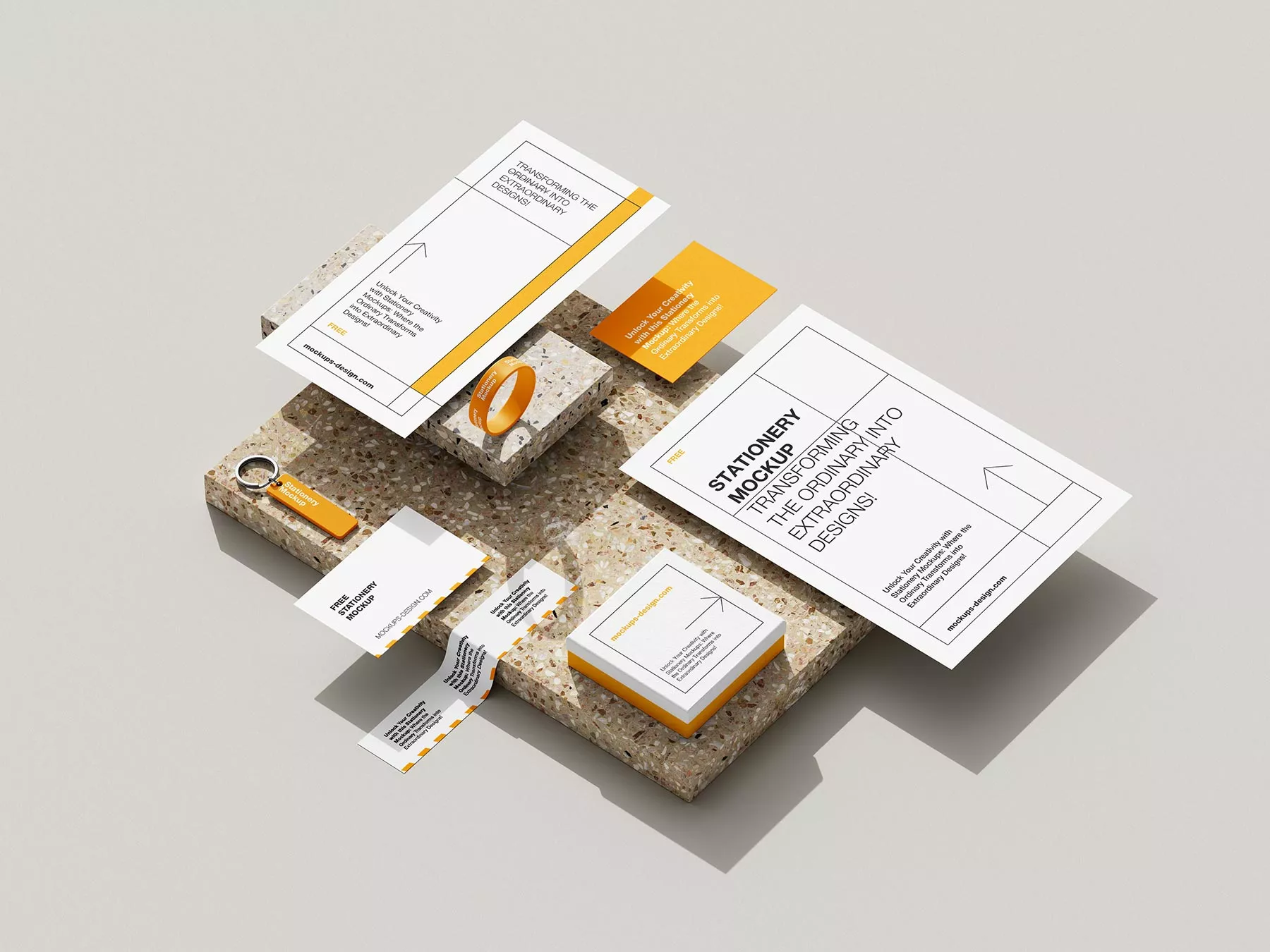 Stationery Branding Identity Mockups