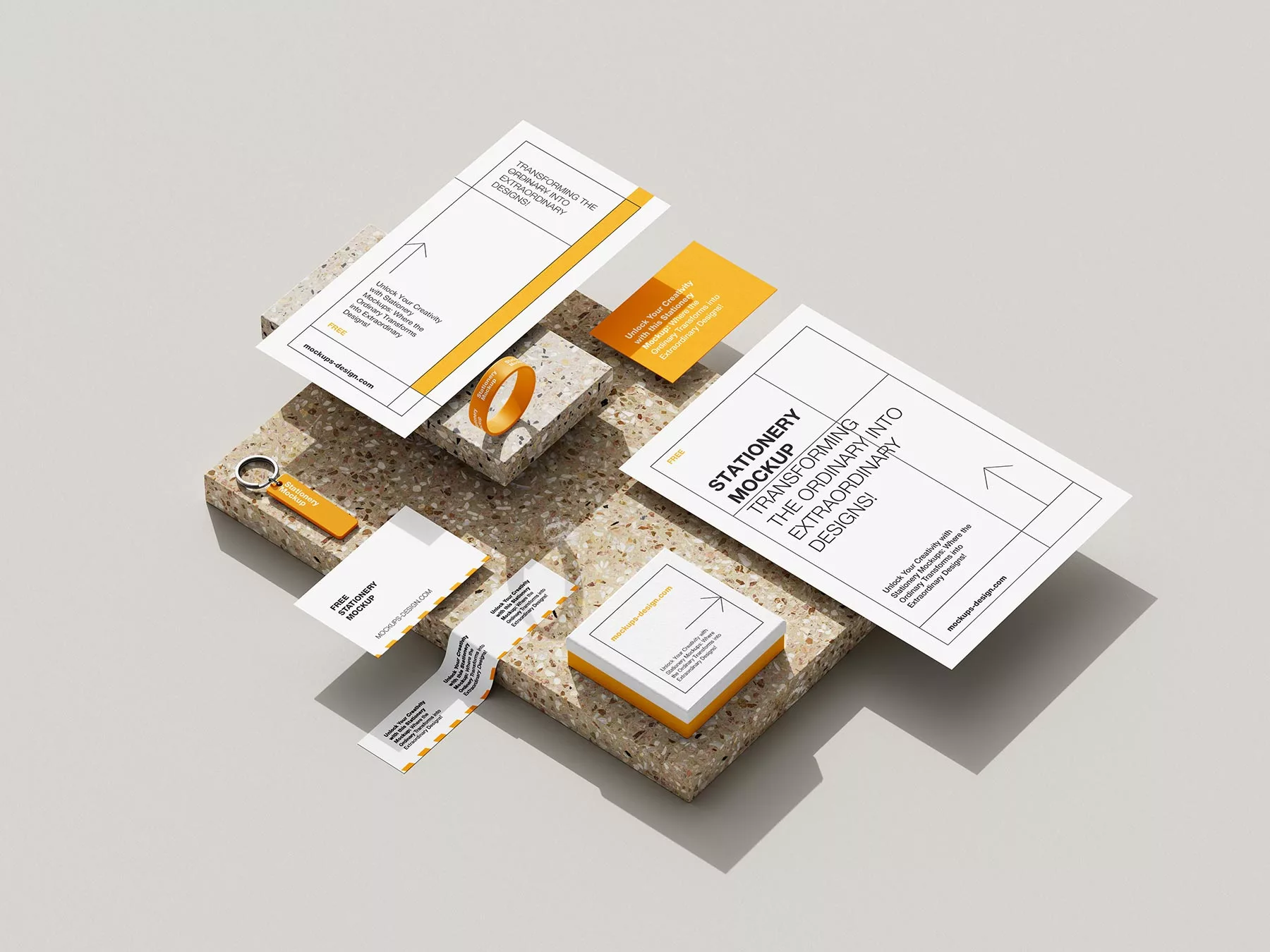 Stationery Branding Identity Mockups