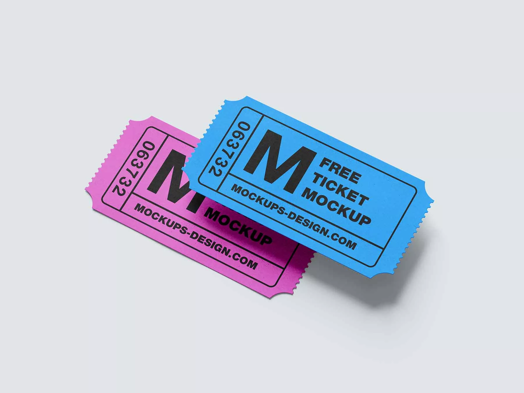 Ticket Mockup Set