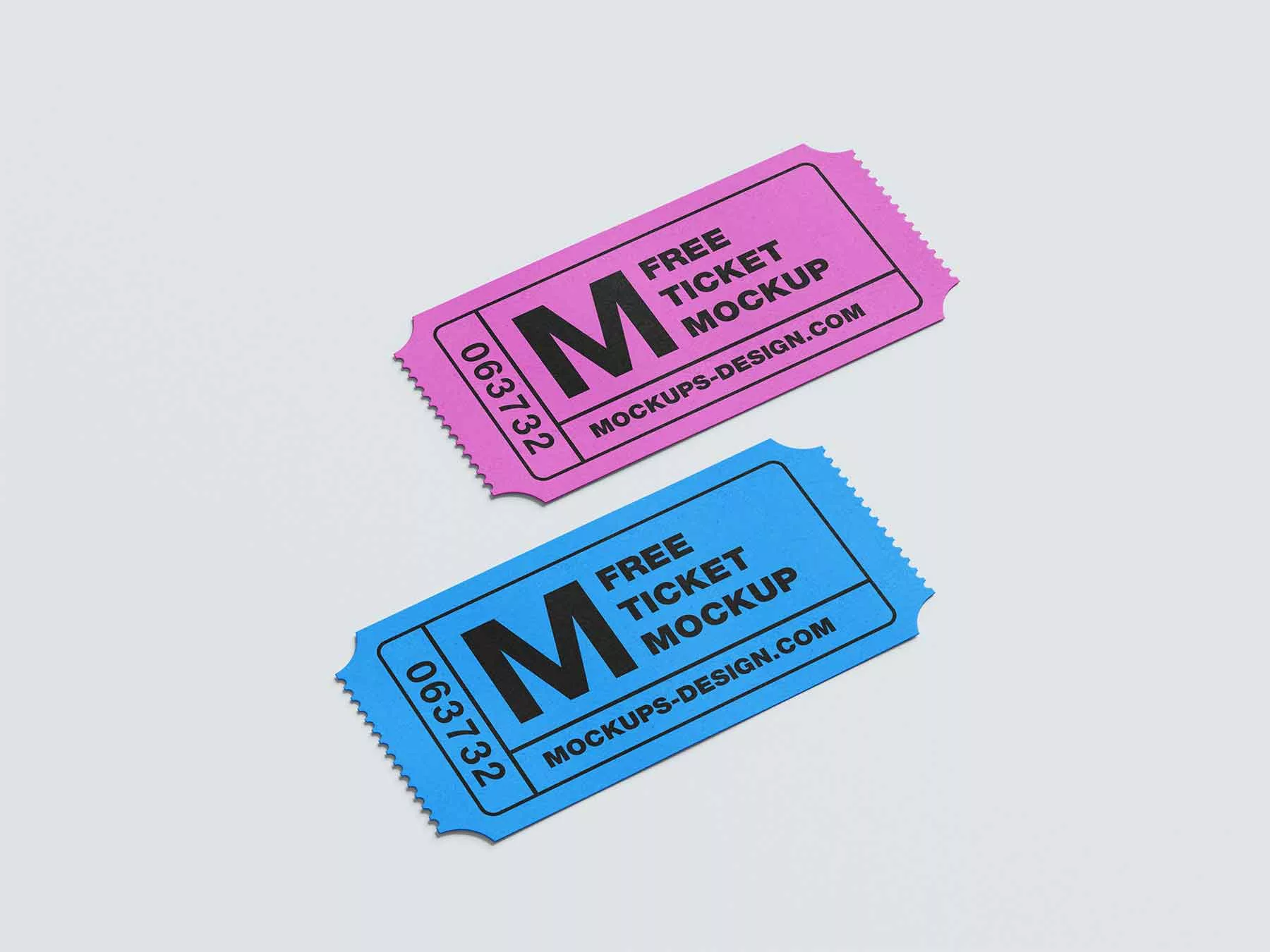 Ticket Mockup Set