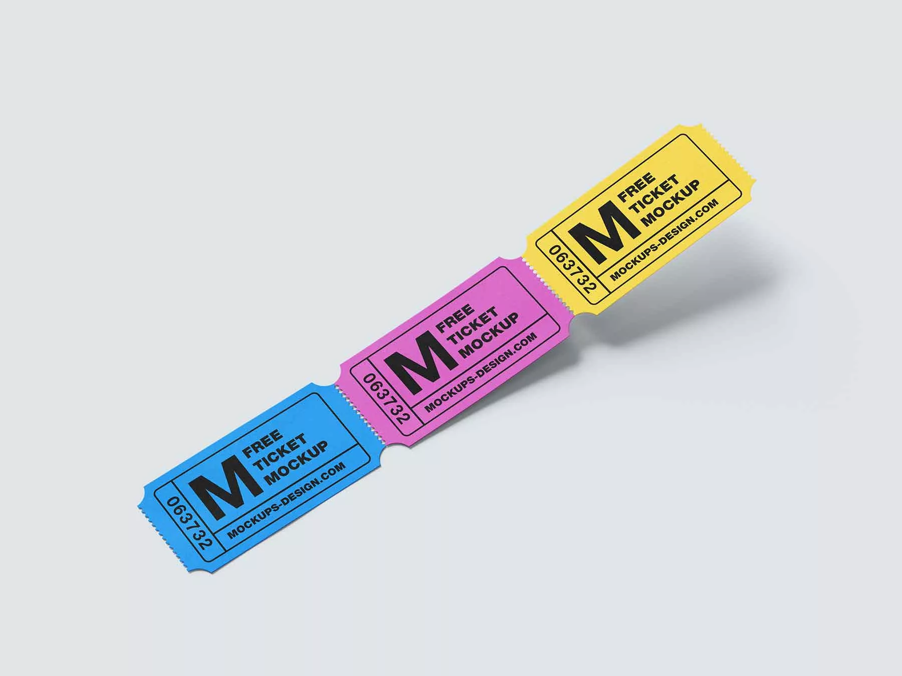 Ticket Mockup Set
