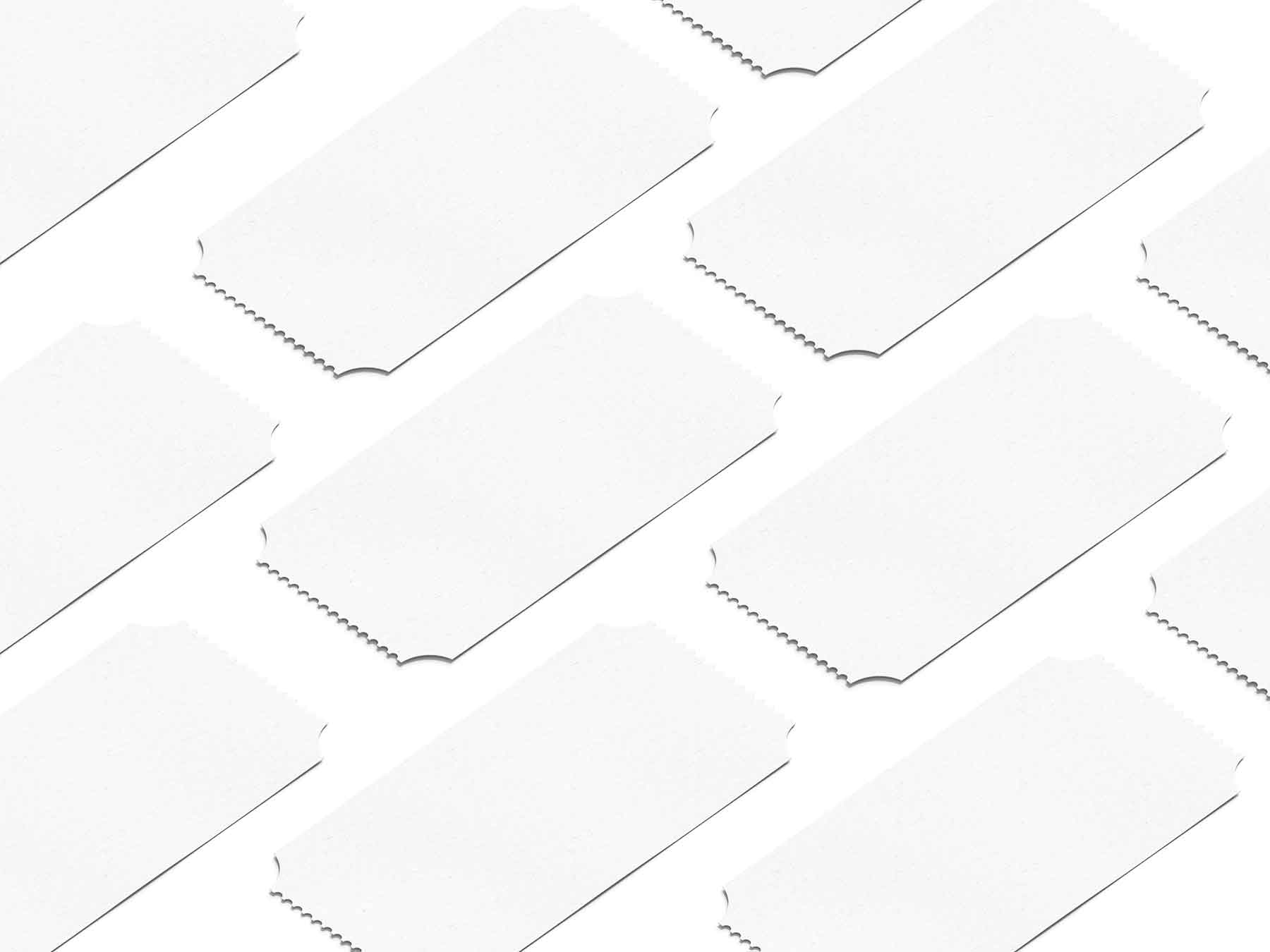 Ticket Mockup Set