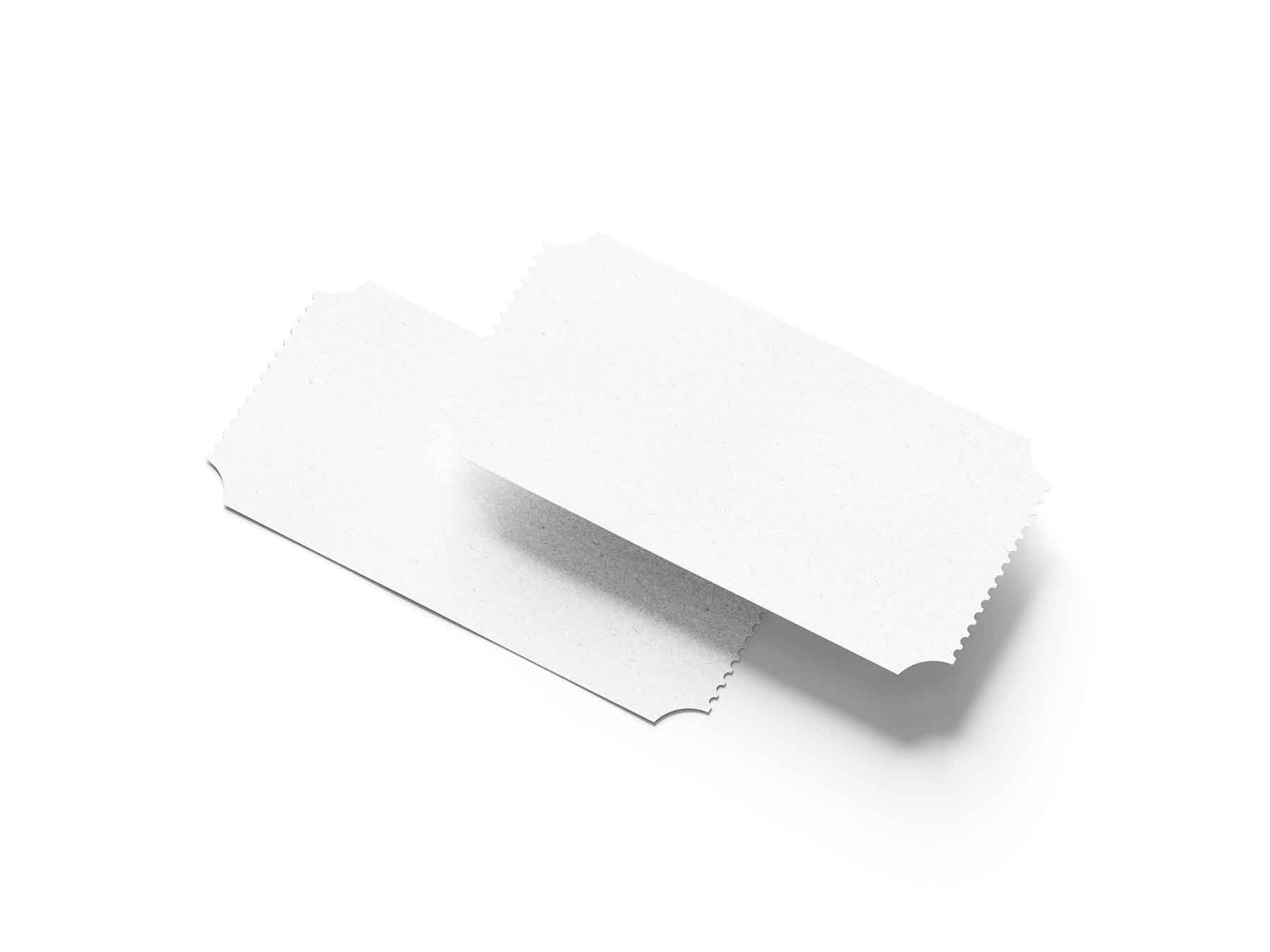 Ticket Mockup Set