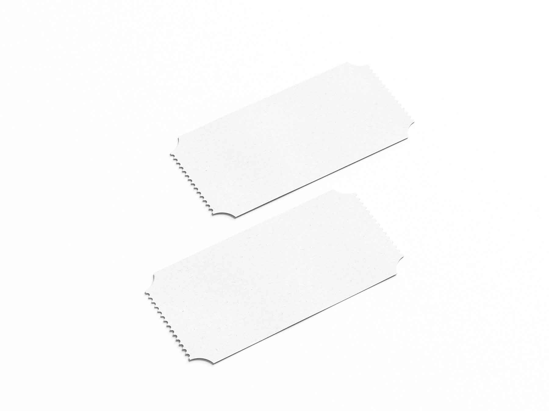 Ticket Mockup Set