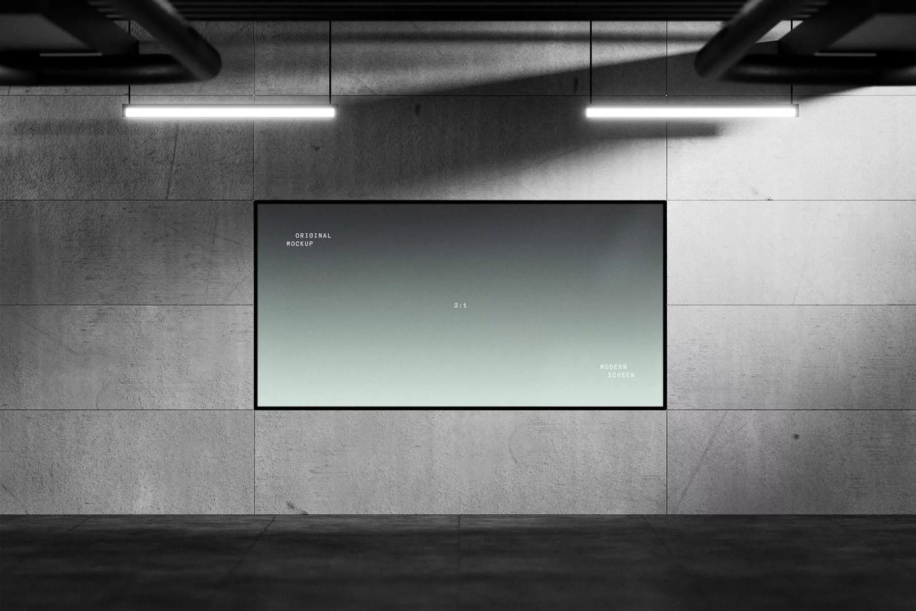 Urban Horizontal Citylight Mockup