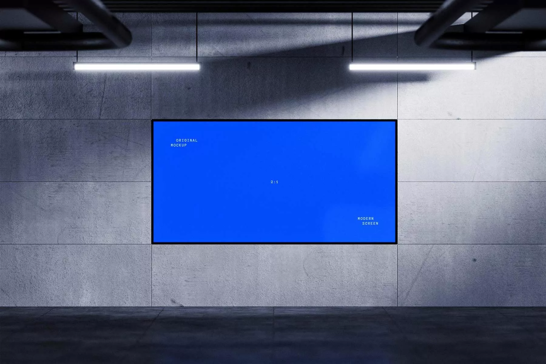 Urban Horizontal Citylight Mockup