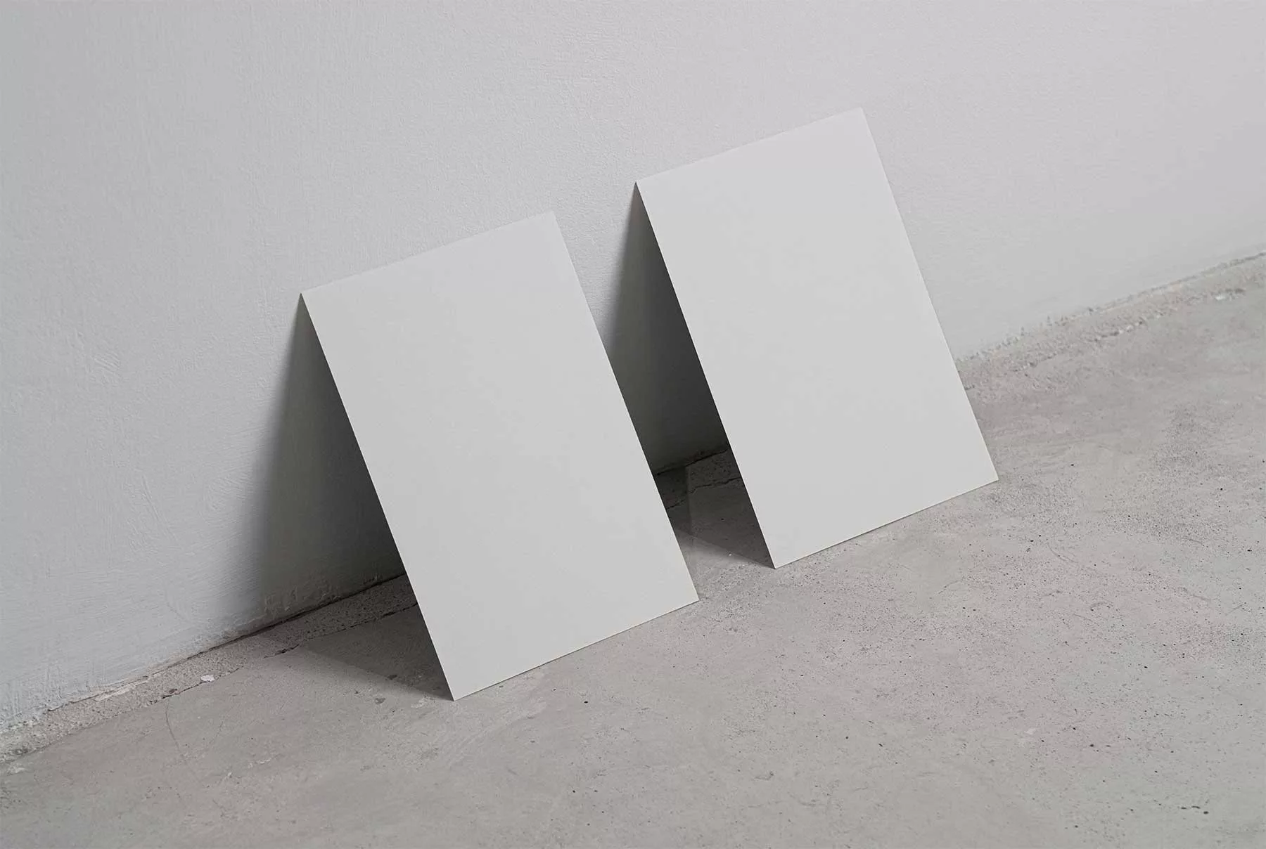 Vertical Invitation Card Stationery Mockup